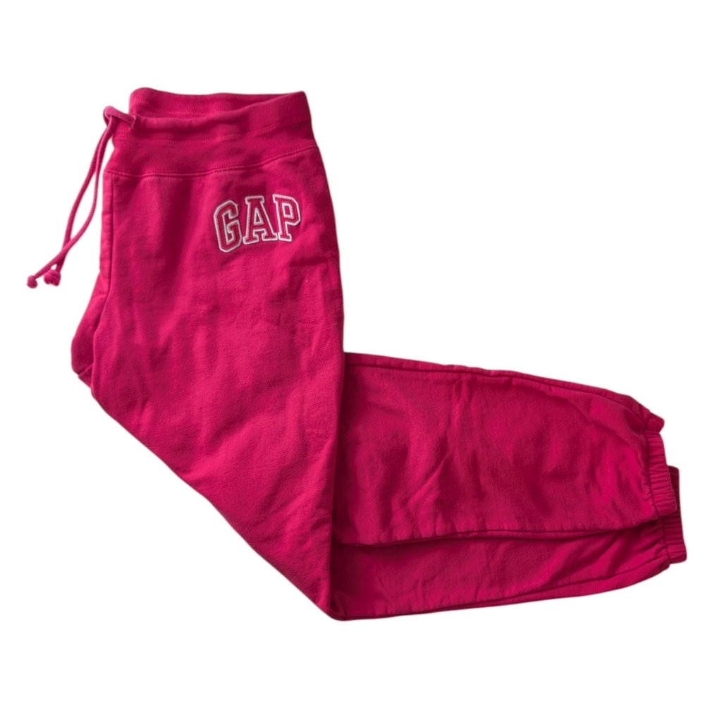 GAP Logo Joggers Sweatpants Pink Small Y2K Barbiecore